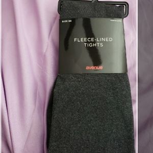 Plus size fleece tights